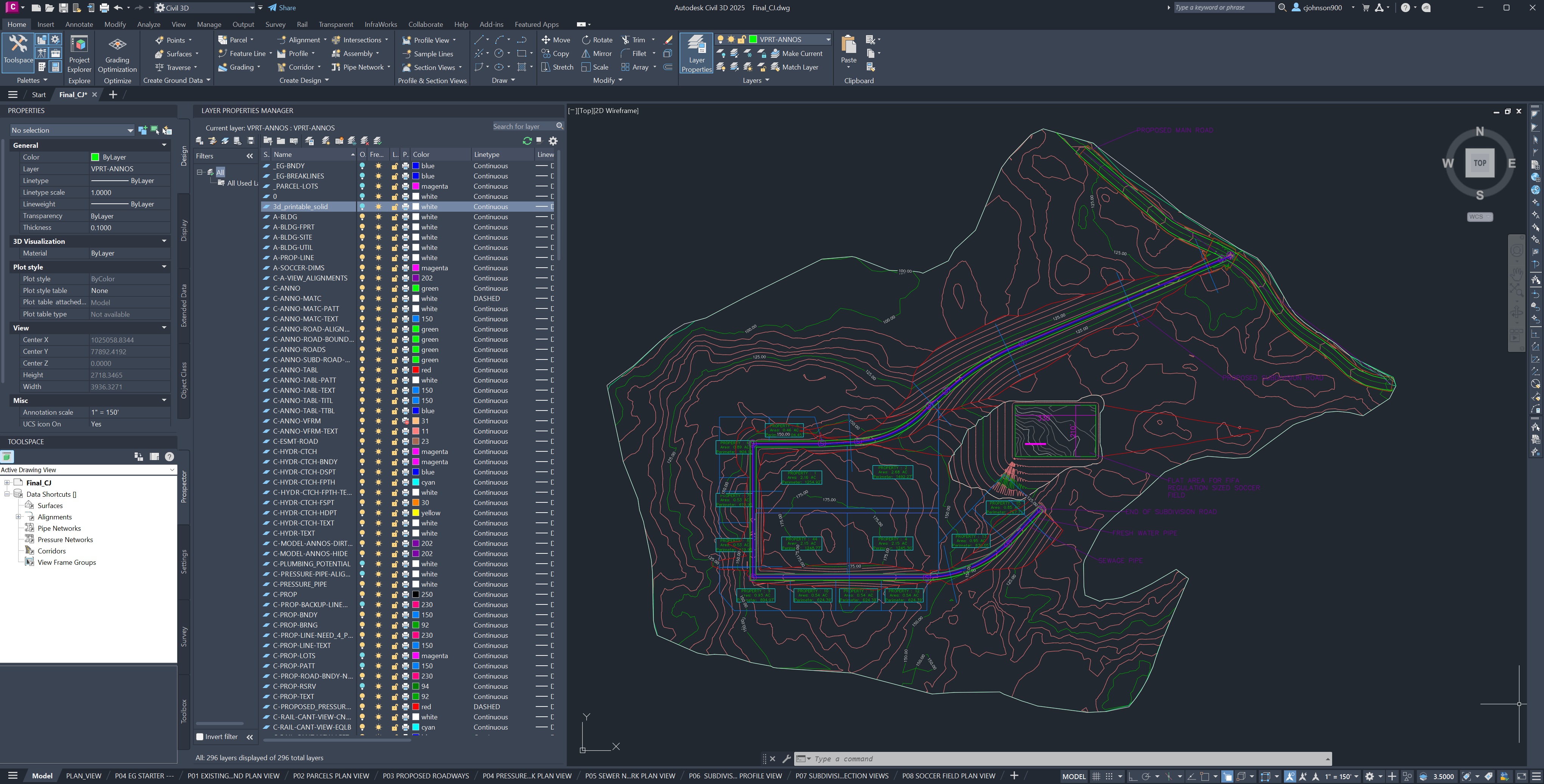 Civil 3D Project Overview