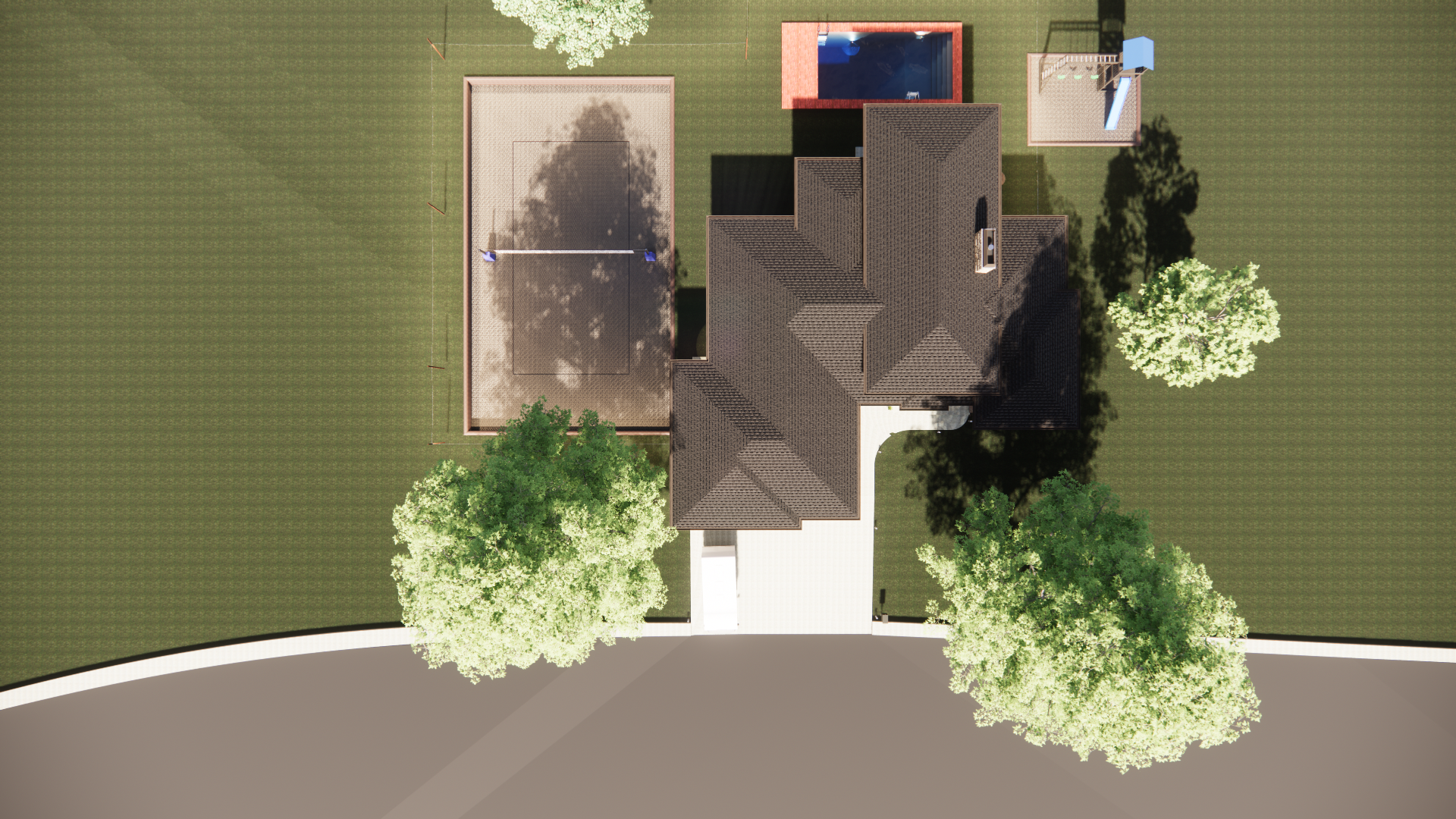 Rendered Plan View